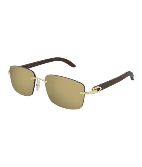 Lunettes de Soleil Cartier CT0013RS 001 Or