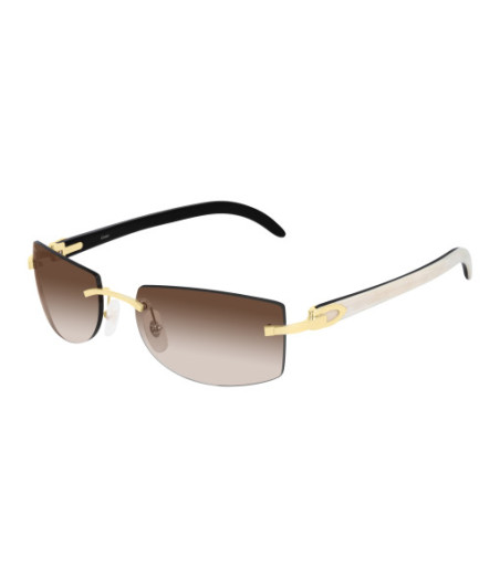 Lunettes de Soleil Cartier CT0017RS 001 Or