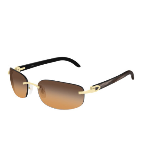 Lunettes de Soleil Cartier CT0020RS 001 Or