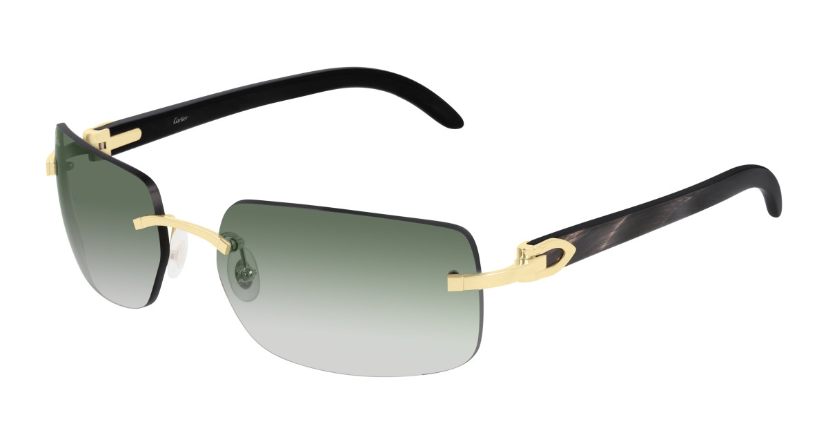 Lunettes de Soleil Cartier CT0022RS 001 Or