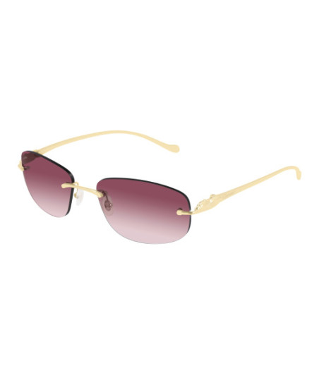 Lunettes de Soleil Cartier CT0026RS 001 Or