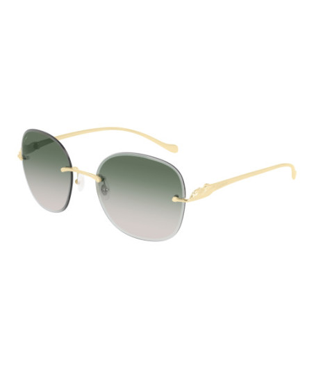 Lunettes de Soleil Cartier CT0028RS 001 Or