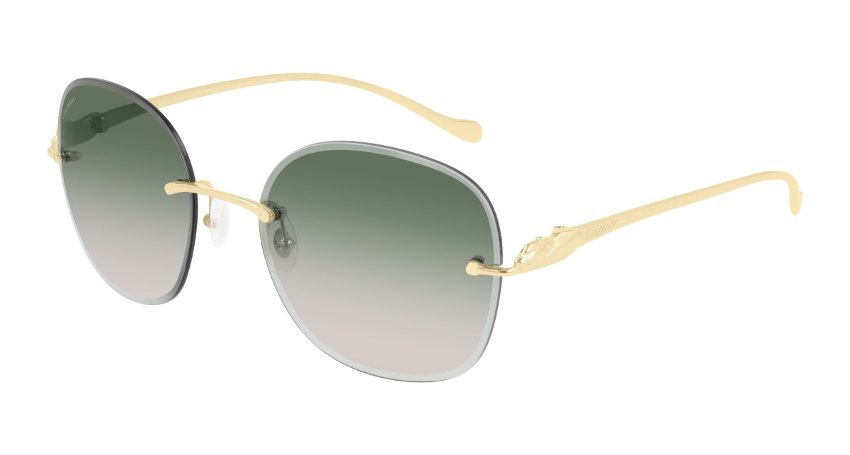 Lunettes de Soleil Cartier CT0028RS 001 Or