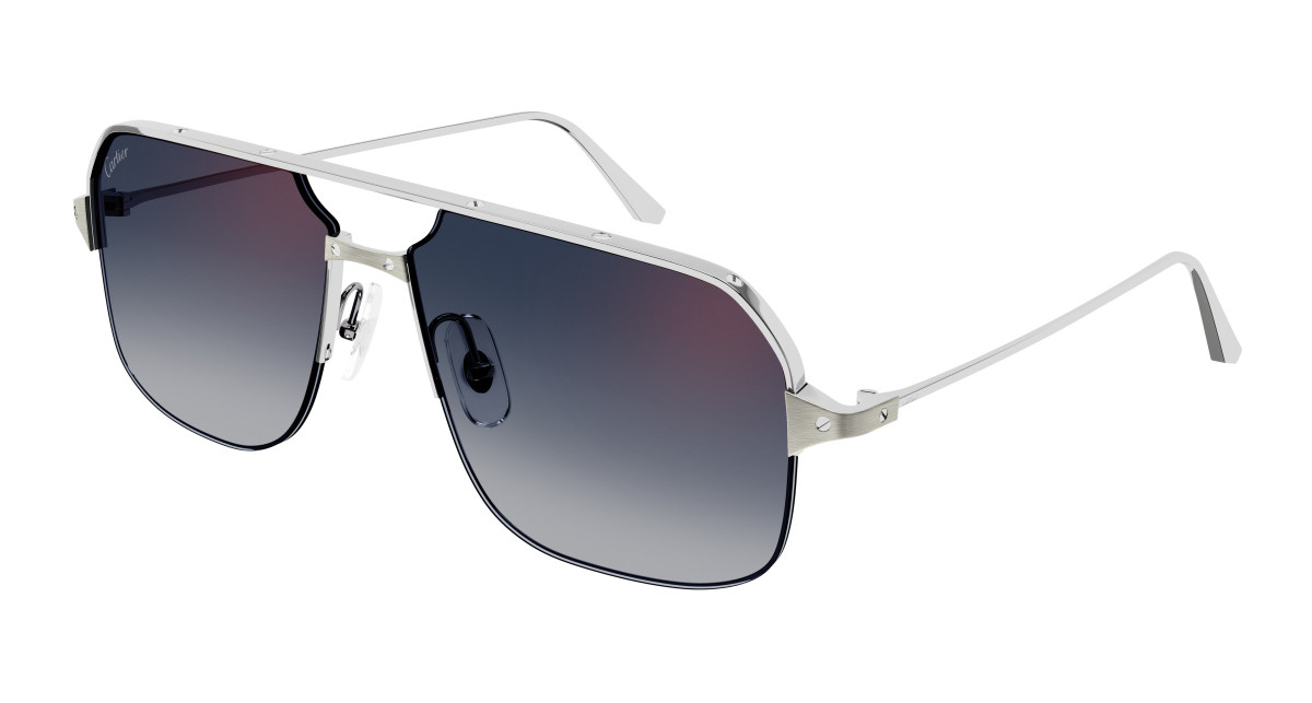 Lunettes de Soleil Cartier CT0230S 004 Argent