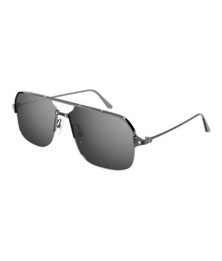 Lunettes de Soleil Cartier CT0230S 005 Ruthenium