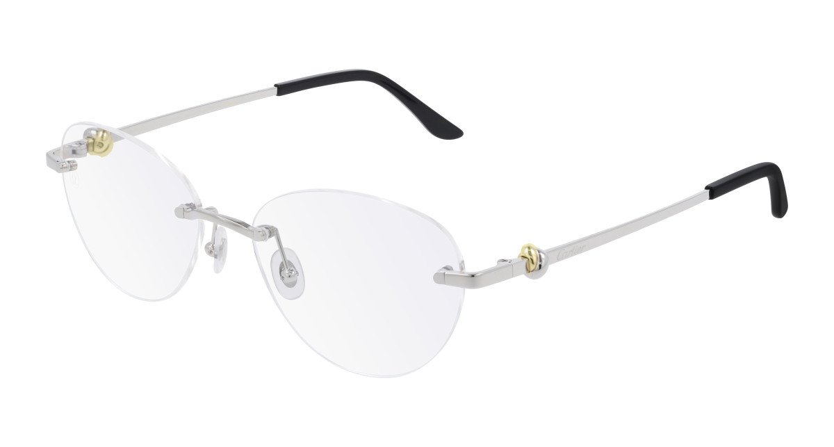 Lunettes de Vue Cartier CT0224O 002 Argent