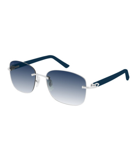 Lunettes de Soleil Cartier CT0227S 003 Argent