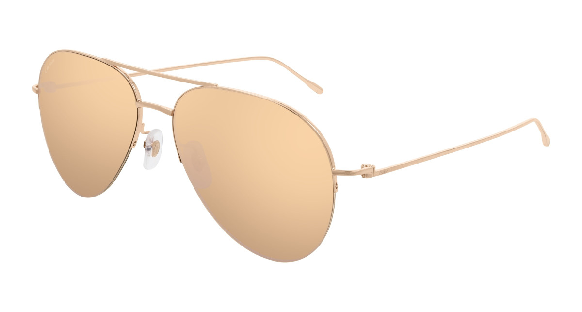 Lunettes de Soleil Cartier CT0237S 001 Cuivre