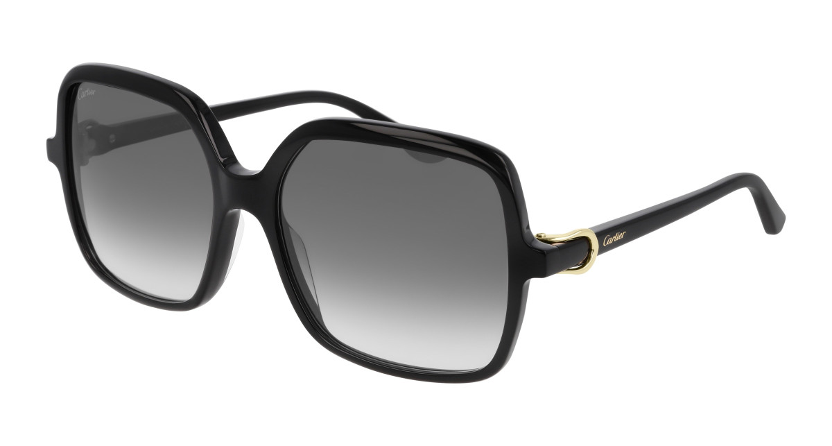 Lunettes de Soleil Cartier CT0219S 001 Noir