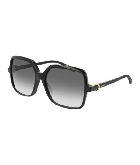 Lunettes de Soleil Cartier CT0219SA 001 Noir