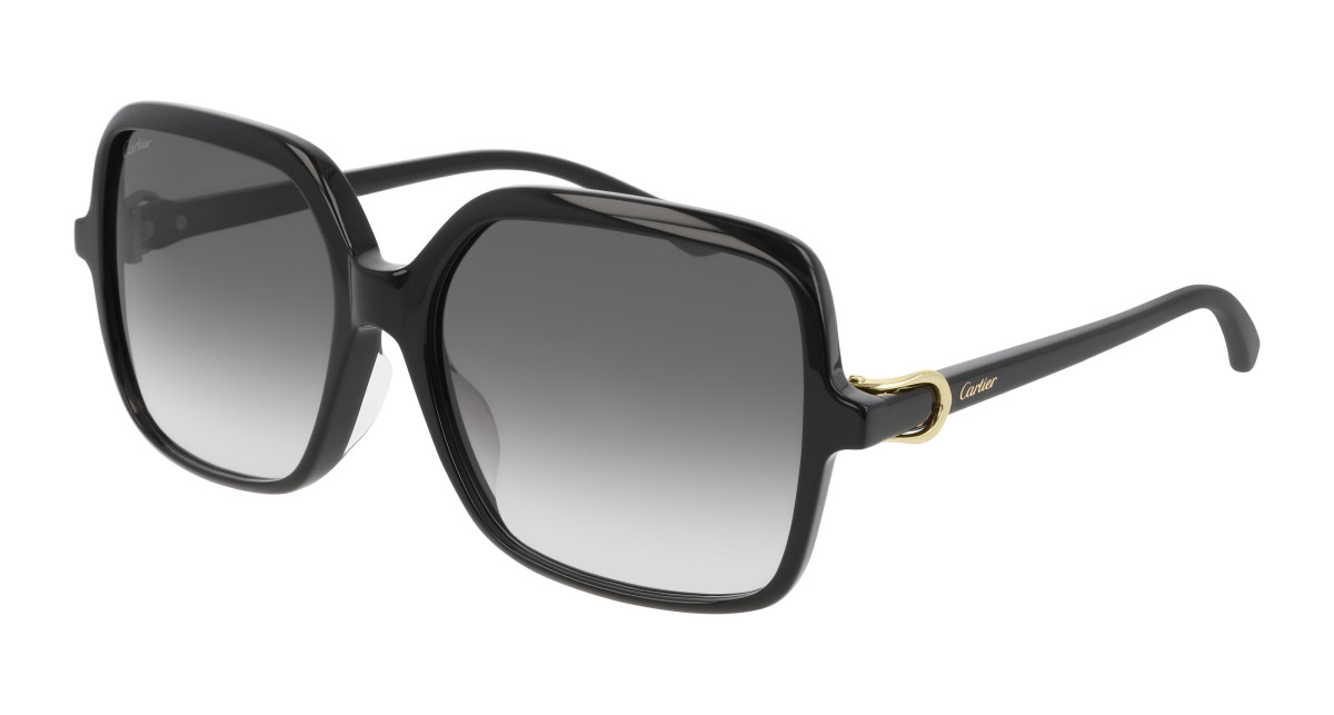 Lunettes de Soleil Cartier CT0219SA 001 Noir