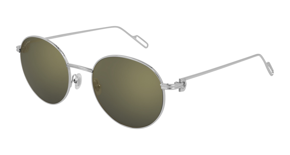 Lunettes de Soleil Cartier CT0249S 001 Argent