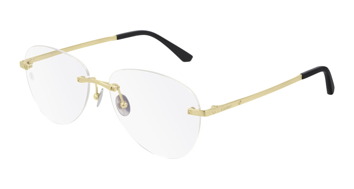 Lunettes de Vue Cartier CT0254O 001 Or