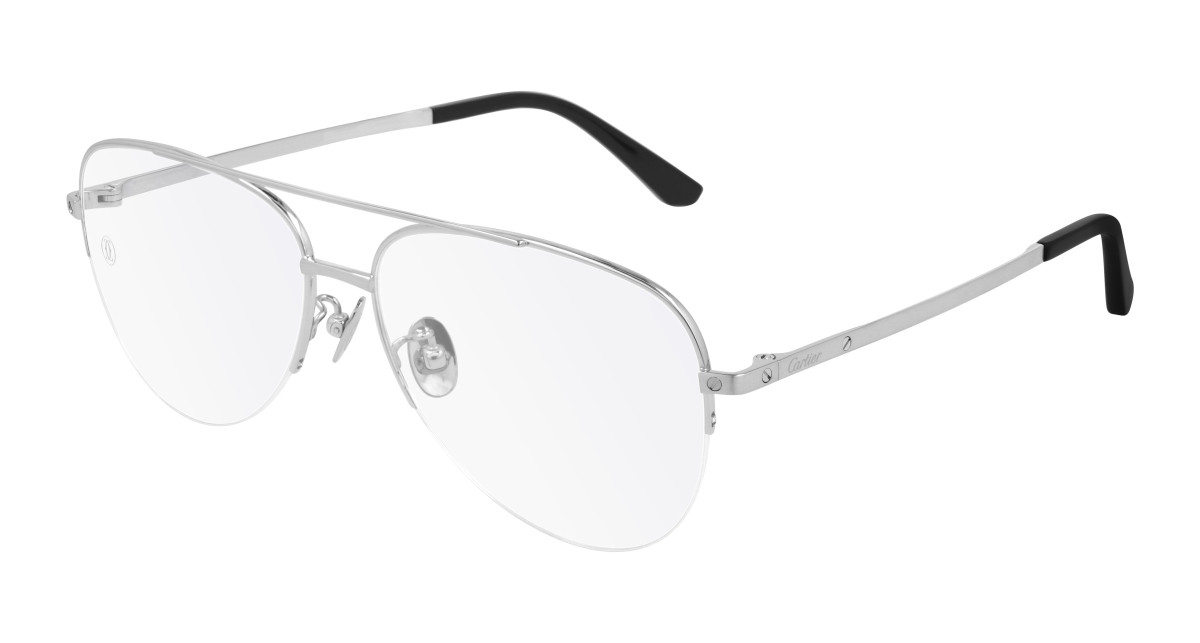 Lunettes de Vue Cartier CT0256O 002 Argent