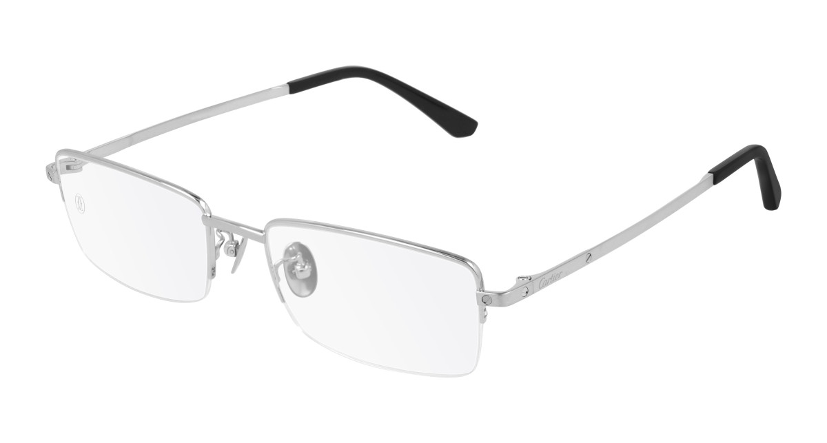 Lunettes de Vue Cartier CT0255O 005 Argent