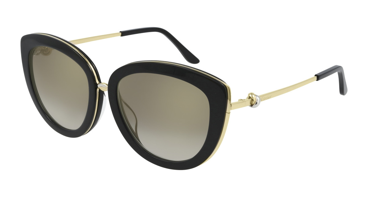 Lunettes de Soleil Cartier CT0247SA 001 Noir