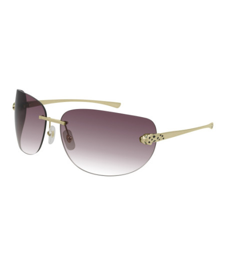 Lunettes de Soleil Cartier CT0266S 003 Or