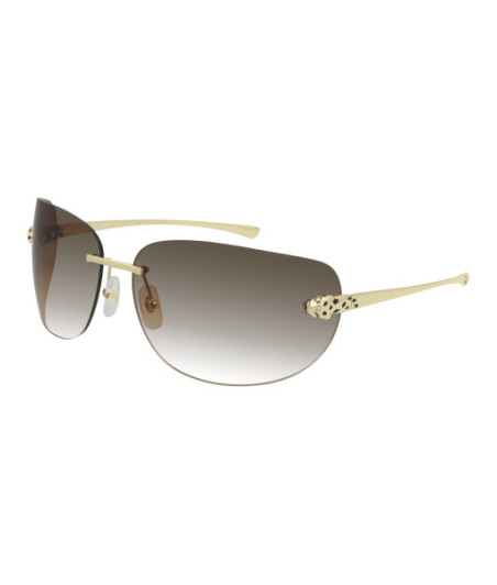 Lunettes de Soleil Cartier CT0266S 004 Or