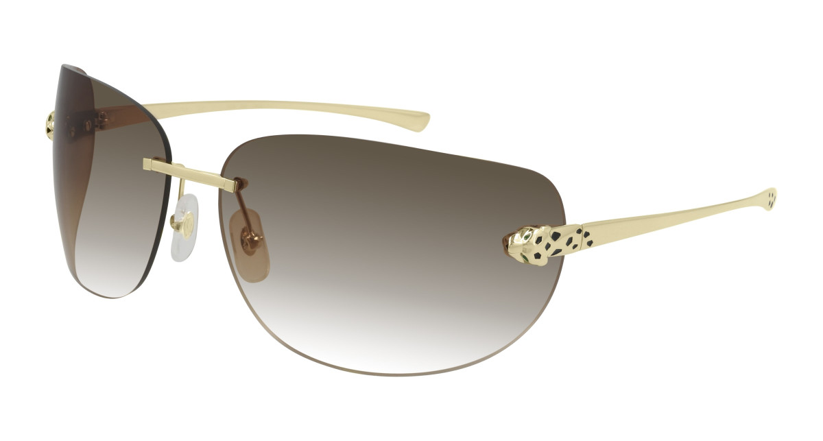 Lunettes de Soleil Cartier CT0266S 004 Or