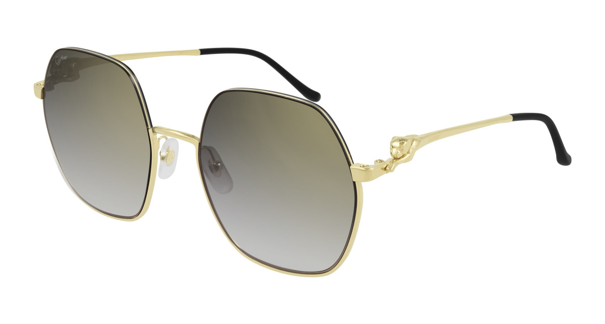 Lunettes de Soleil Cartier CT0267S 001 Or