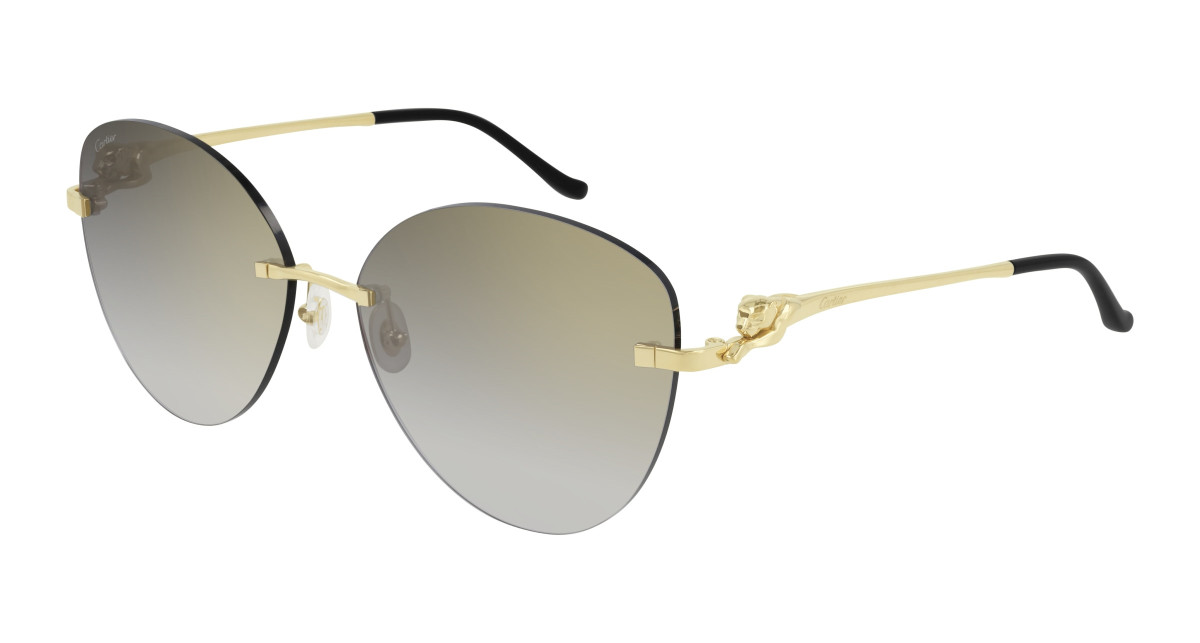 Lunettes de Soleil Cartier CT0269S 001 Or