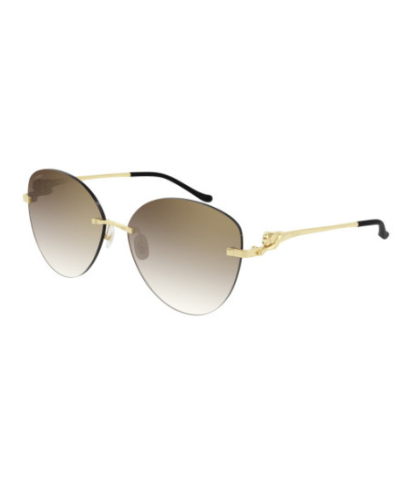 Lunettes de Soleil Cartier CT0269S 002 Or