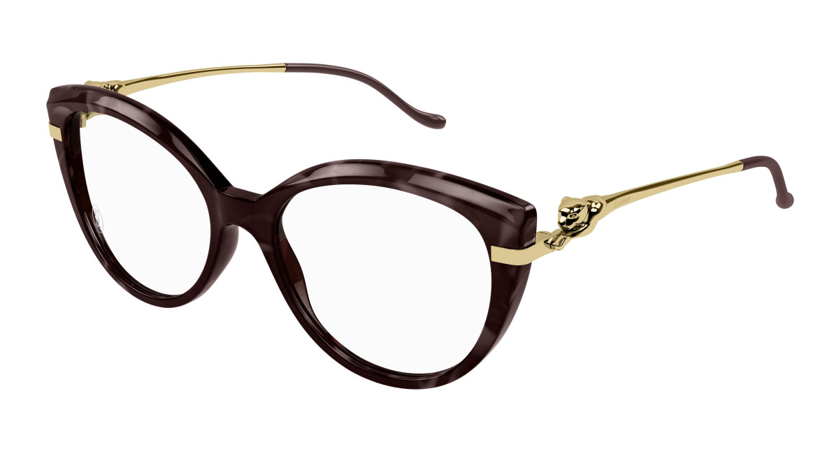 Lunettes de Vue Cartier CT0283O 003 Havane