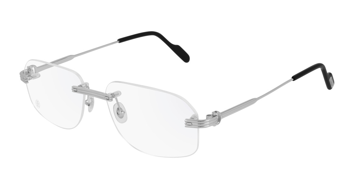 Lunettes de Vue Cartier CT0284O 001 Argent