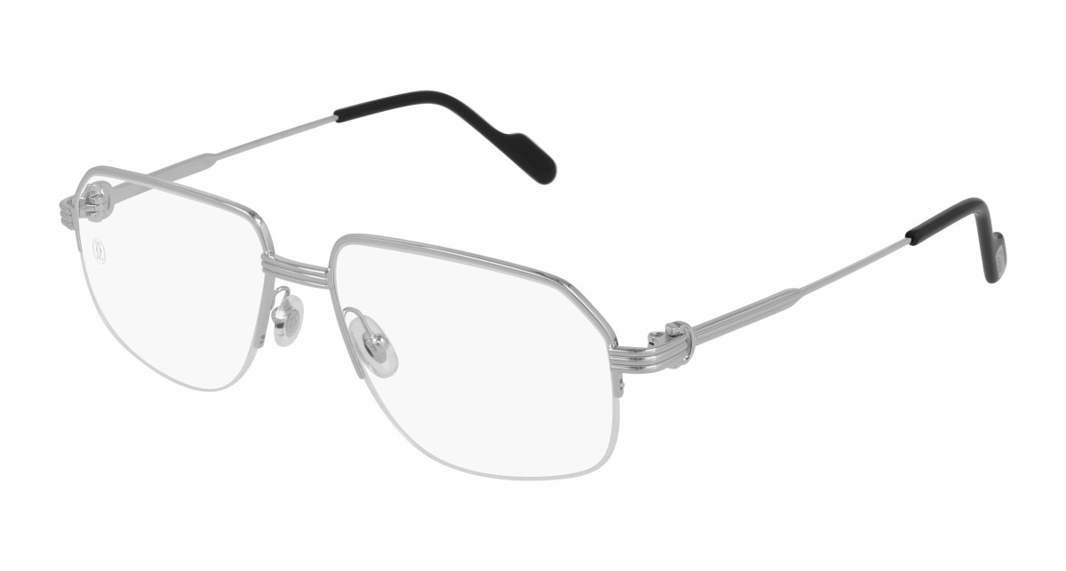 Lunettes de Vue Cartier CT0285O 001 Argent