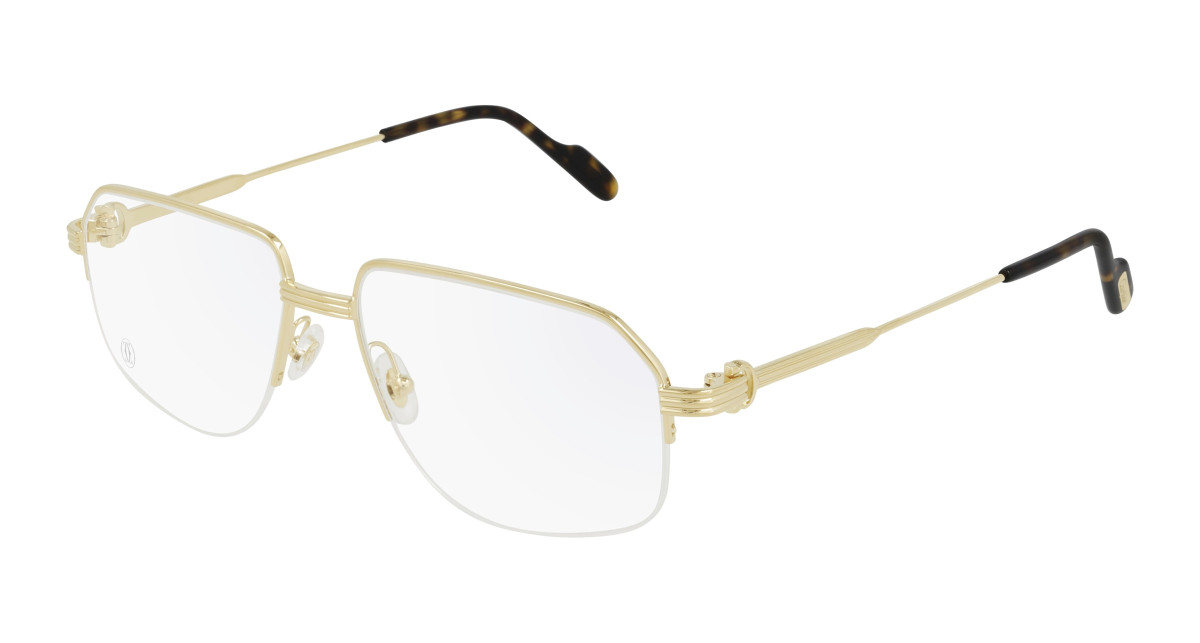 Lunettes de Vue Cartier CT0285O 002 Or