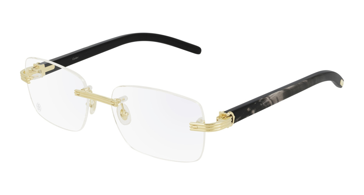 Lunettes de Vue Cartier CT0286O 001 Or