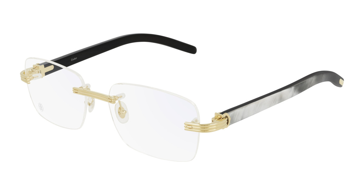 Lunettes de Vue Cartier CT0286O 003 Or