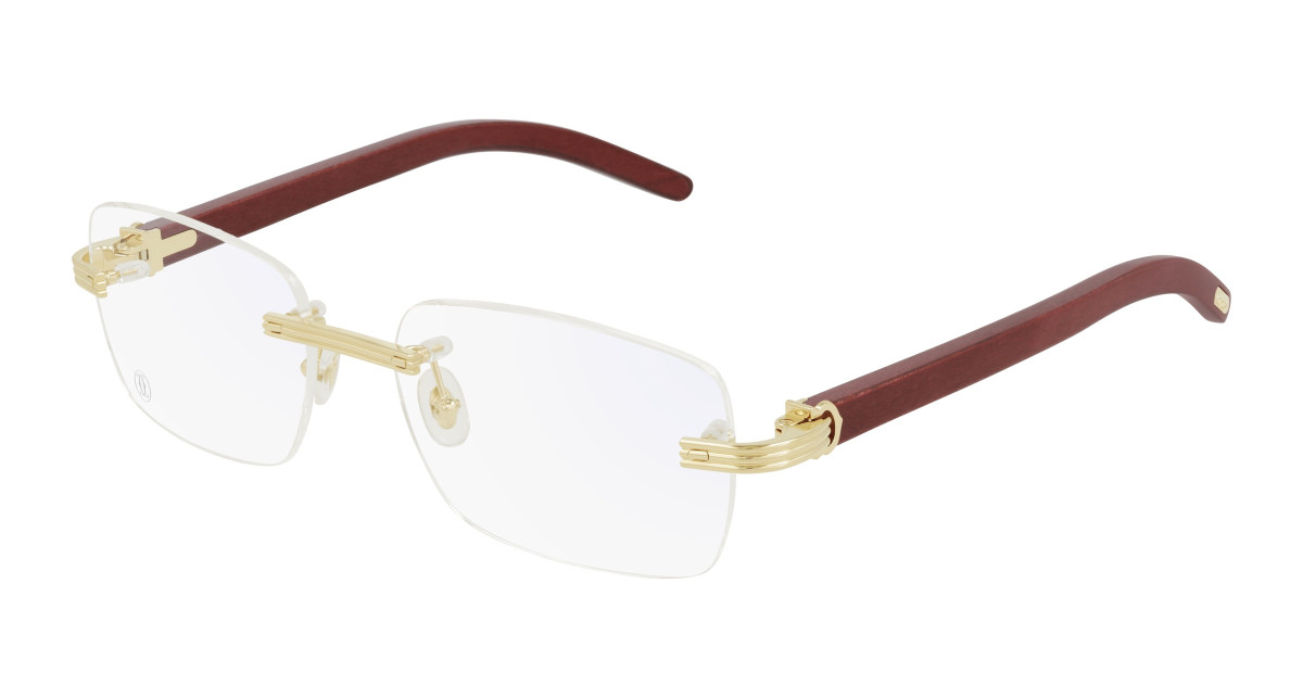 Lunettes de Vue Cartier CT0286O 004 Or