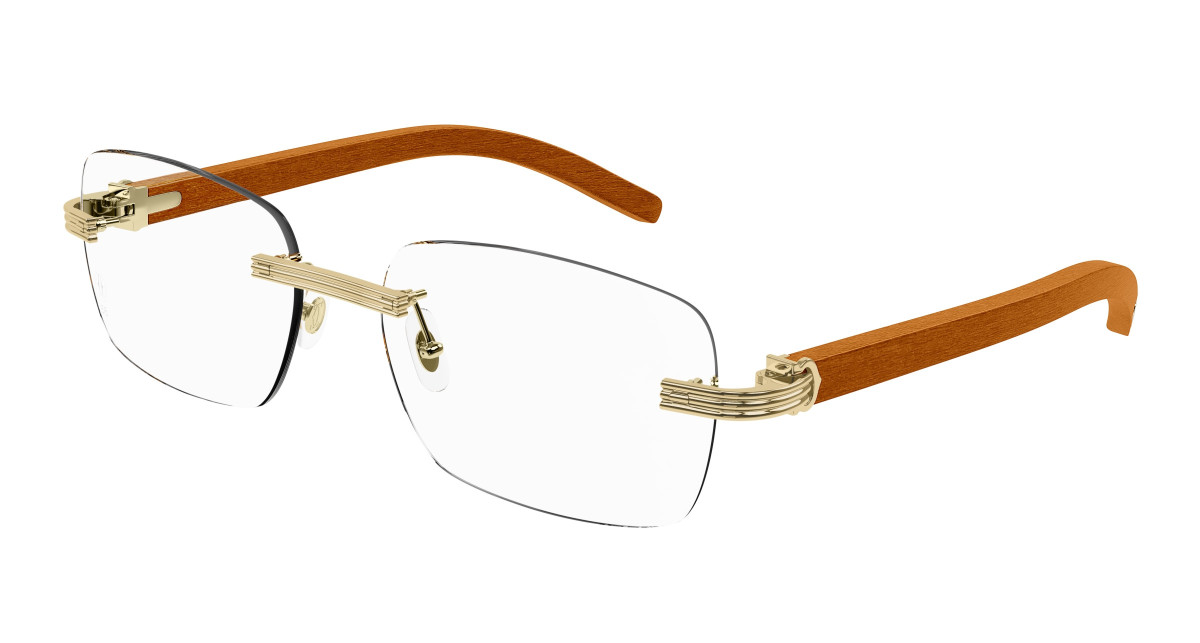 Lunettes de Vue Cartier CT0286O 006 Or