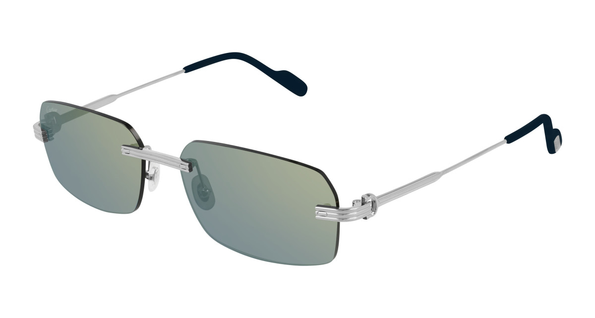 Lunettes de Soleil Cartier CT0271S 003 Argent