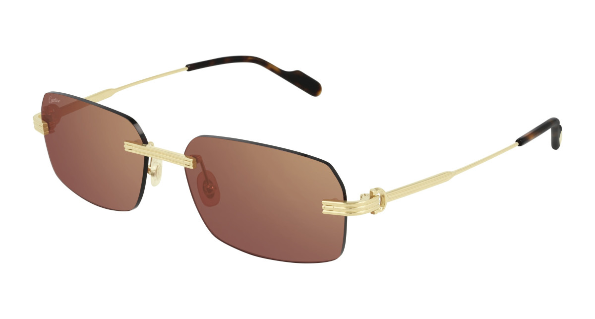 Lunettes de Soleil Cartier CT0271S 004 Or