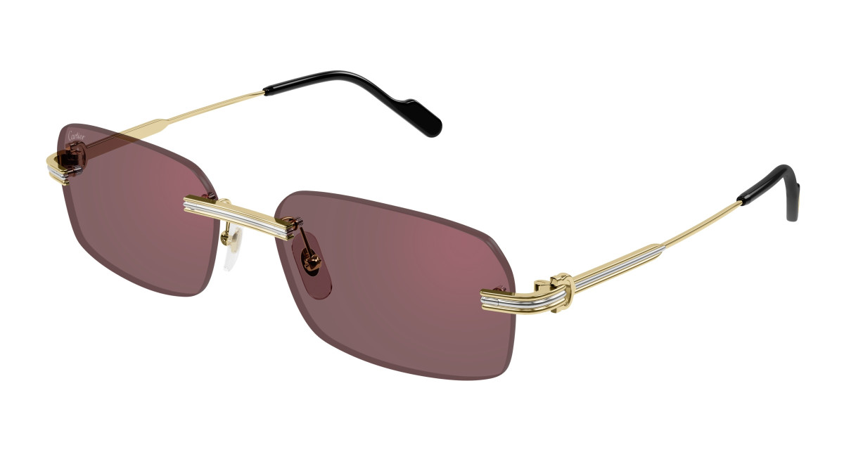 Lunettes de Soleil Cartier CT0271S 008 Or