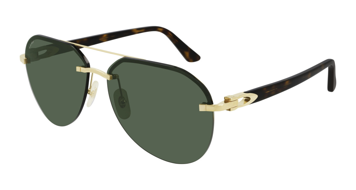 Lunettes de Soleil Cartier CT0275S 002 Or