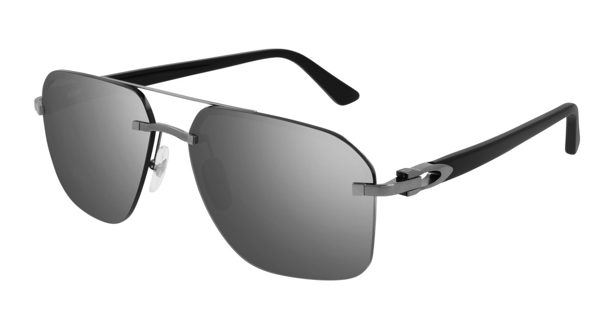 Lunettes de Soleil Cartier CT0276S 004 Ruthenium