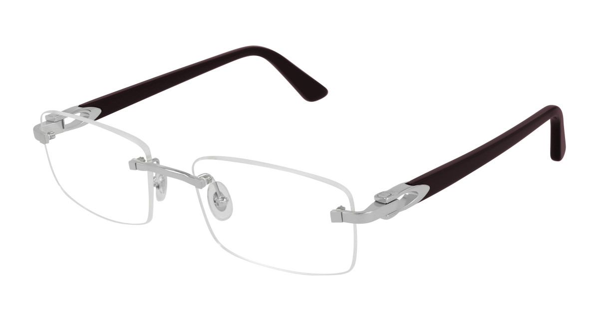 Lunettes de Vue Cartier CT0287O 003 Argent