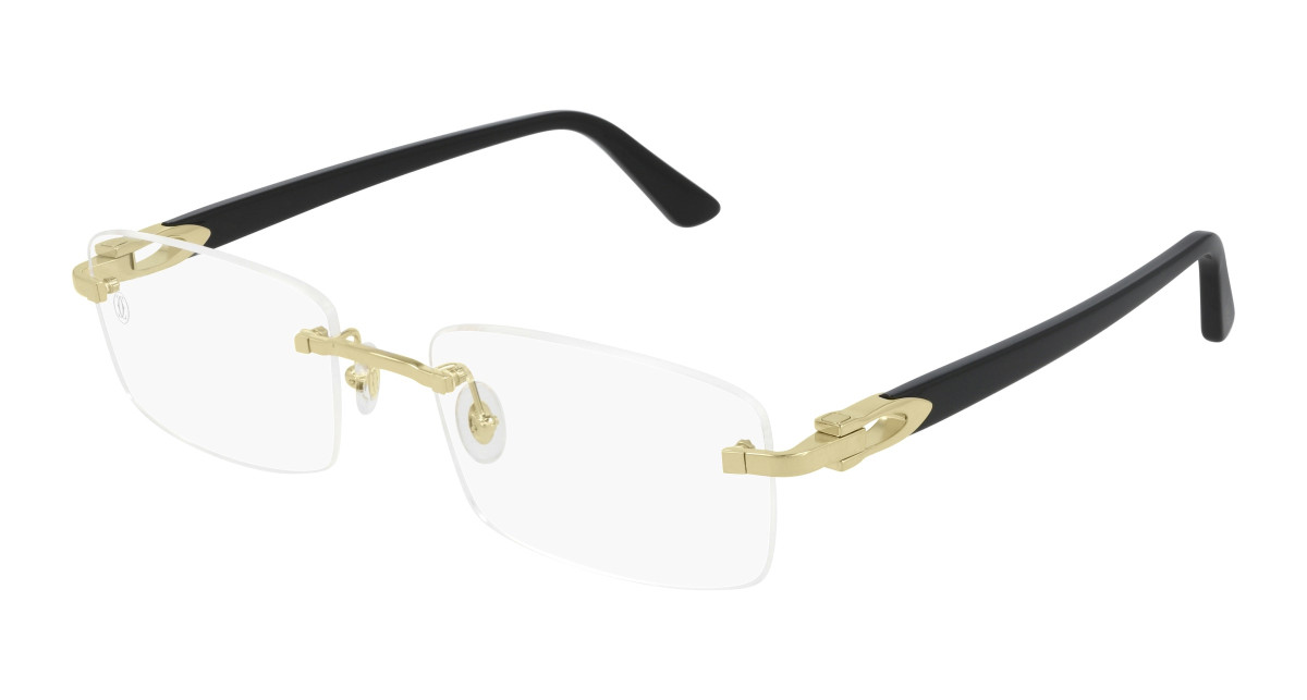 Lunettes de Vue Cartier CT0287O 005 Or