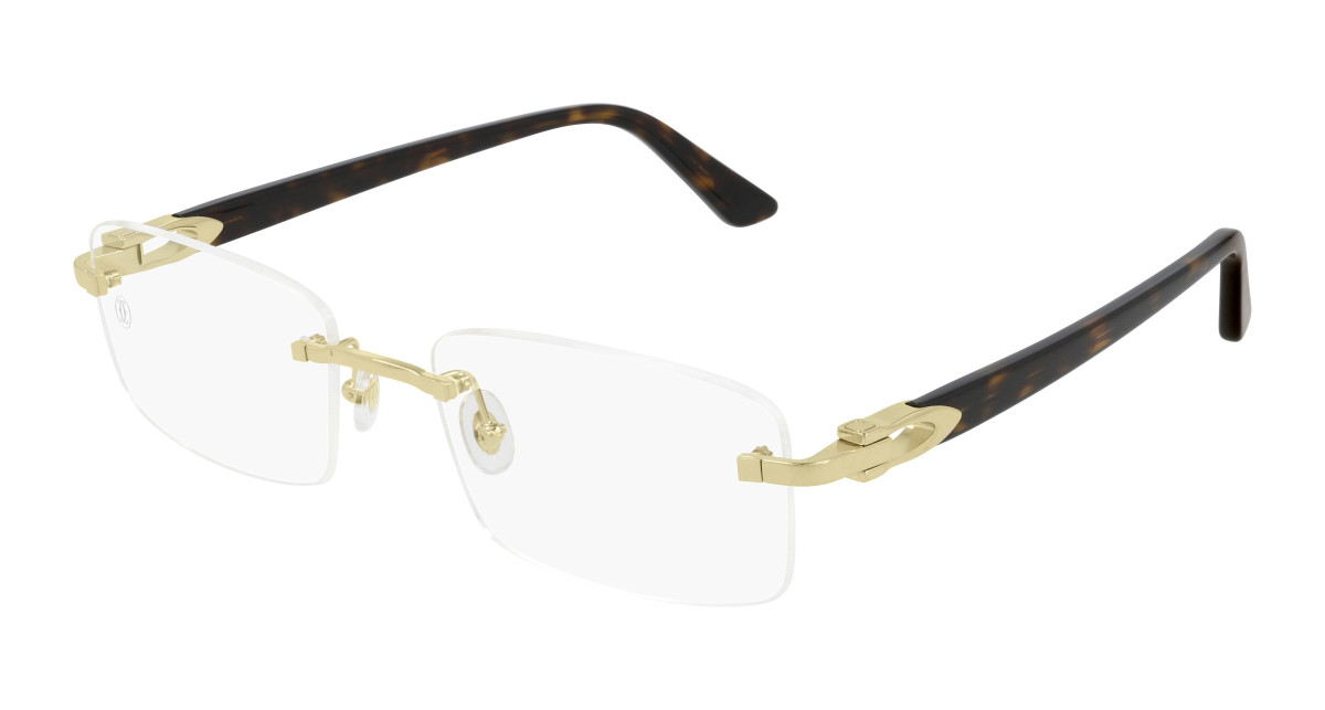 Lunettes de Vue Cartier CT0287O 006 Or