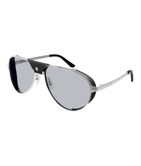 Lunettes de Soleil Cartier CT0296S 002 Argent