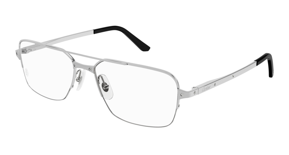 Lunettes de Vue Cartier CT0308O 004 Argent