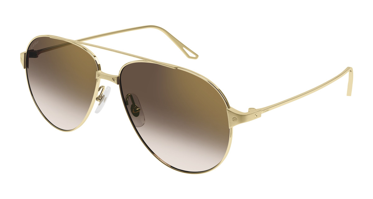 Lunettes de Soleil Cartier CT0298S 002 Or