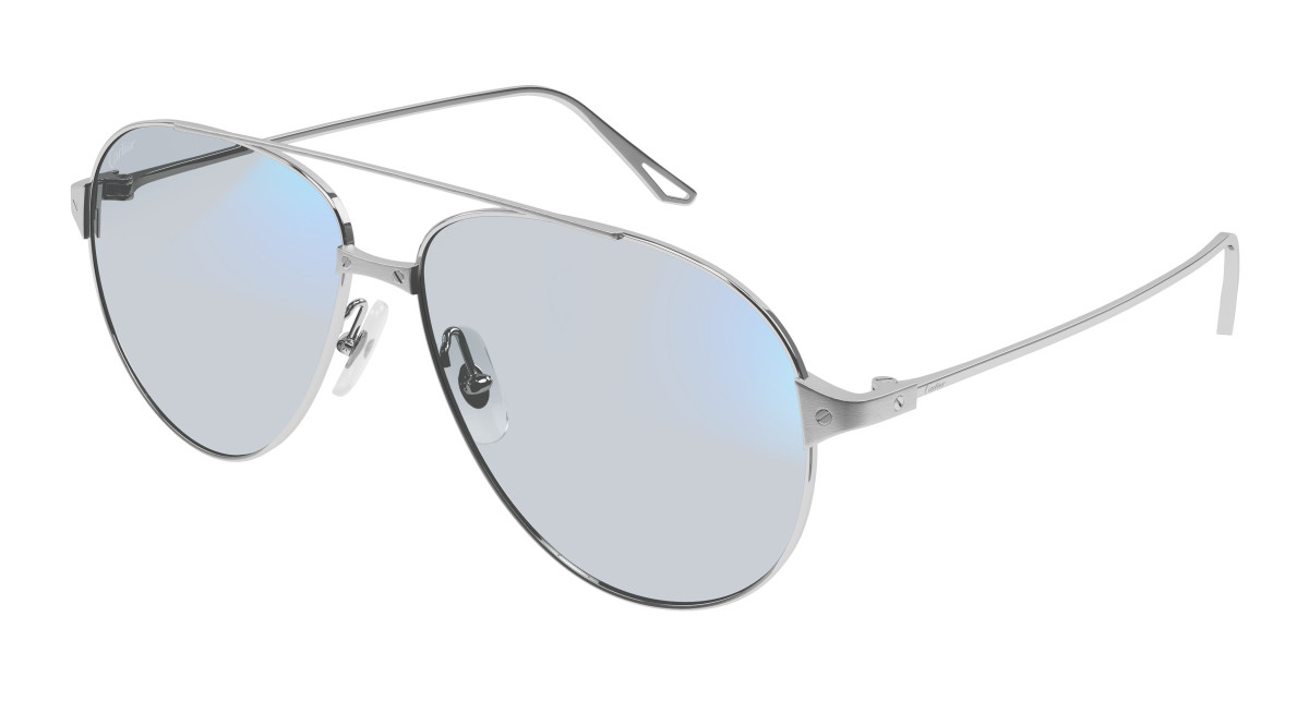 Lunettes de Soleil Cartier CT0298S 011 Argent