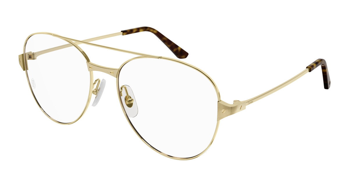 Lunettes de Vue Cartier CT0307O 001 Or