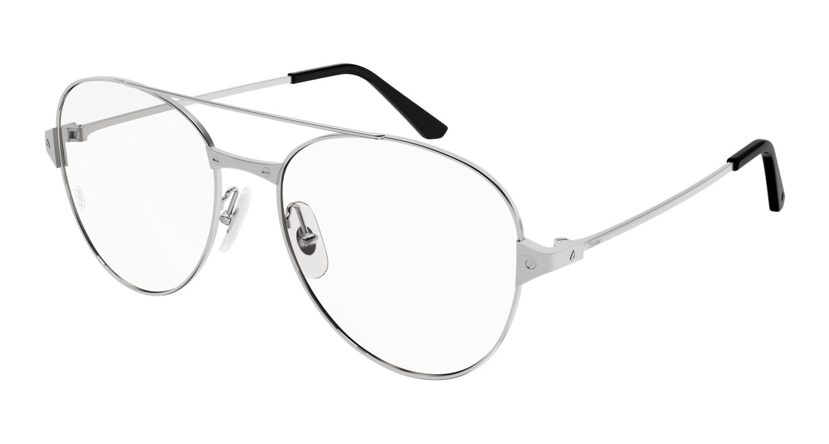 Lunettes de Vue Cartier CT0307O 002 Argent