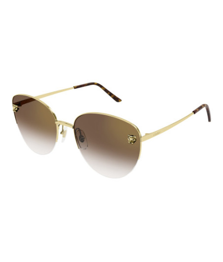 Lunettes de Soleil Cartier CT0301S 002 Or