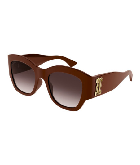 Lunettes de Soleil Cartier CT0304S 003 Bourgogne